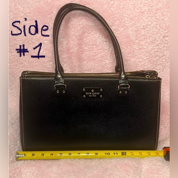 Kate Spade Large Black Tote with Dust Cover - Picture 4 of 16